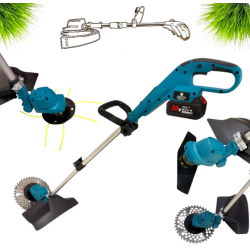 Акумулаторен Тример за Трева с Корда 36V 8,0AH с 2 батерии 26 см Професионален