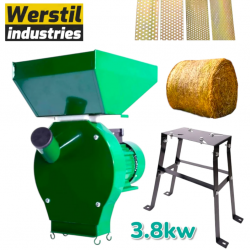 Фуражомелка WERSTIL Ярмомелка за фураж с 4 сита 3,8кВ KW 3000 оборота