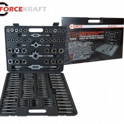 Метчици и плашки Forcekraft 110части Метчици и плашки Forcekraft 110части