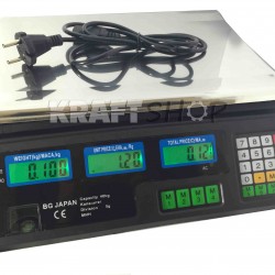 Електронен кантар до 40кг с метален плот - електронна везна