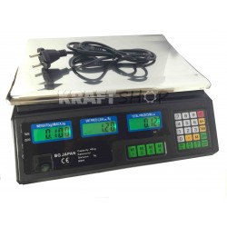 Електронен кантар до 40кг с метален плот - електронна везна Електронен кантар до 40кг с метален плот - електронна везна