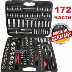 Гедоре 172 части KrafTWelle Germany с 3бр тресчотки Cr-V