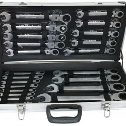 К-т звездогаечни чупещи тресчотни ключове от 6мм до 32мм 22 части в метален куфар KRAFTWELLE Germany  К-т звездогаечни чупещи тресчотни ключове от 6мм до 32мм 22 части в метален куфар KRAFTWELLE Germany
