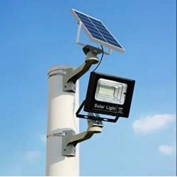 LED лампа със соларен панел 100W подходяща за улично осветление LED лампа със соларен панел 100W подходяща за улично осветление