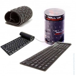 Водоустойчива силиконова клавиатура - с USB