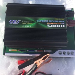 НЕМСКИ Инвертор за камион или кола CEJ 12V  - 220V, 500W НЕМСКИ Инвертор за камион или кола CEJ 12V  - 220V, 500W