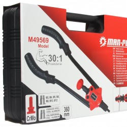 Комплект Ръчна Нитачка за нит гайки 360мм MAR POL Полша