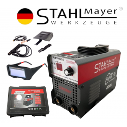 Инверторен Електрожен + Соларни Очила 400А STAHLMAYER с дисплей Заваръчна техника