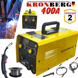 Телоподаващо Инверторен Електрожен 400А 2в1 Заваръчна Техника KRONBERG 2в1