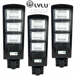Улична Соларна LED Лампа LYLU 1200W ВОДОУСТОЙЧИВА 3 БРОЯ