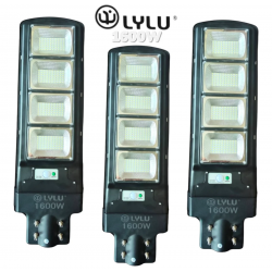 Улична Соларна LED Лампа 1600W LYLU Прожектор 3 БРОЯ