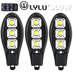 Соларна LED Лампа 900W LYLU Прожектор 3 броя с дистанционно
