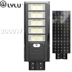 Улична Соларна LED Лампа 2000W LYLU Прожектор 10 секции