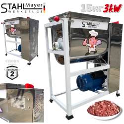 Електрическа Бъркалка за Месо и Тесто Капацитет 15кг STAHLMAYER Premium Професионална