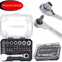 МИНИ ГЕДОРЕ 31 ЧАСТИ 1/4'' ROCKFORCE МИНИ ГЕДОРЕ 31 ЧАСТИ 1/4'' ROCKFORCE