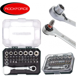 МИНИ ГЕДОРЕ 31 ЧАСТИ 1/4'' ROCKFORCE МИНИ ГЕДОРЕ 31 ЧАСТИ 1/4'' ROCKFORCE