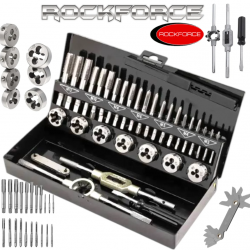 Комплект метчици и плашки  32-части RockForce Комплект метчици и плашки  32-части RockForce