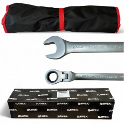 ЗВЕЗДОГАЕЧНИ ТРЕСЧОТНИ КЛЮЧОВЕ С ЧУПЕЩО РАМО 6-32 ММ 22 ЧАСТИ HAWEK