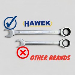 ЗВЕЗДОГАЕЧНИ ТРЕСЧОТНИ КЛЮЧОВЕ 6-32 ММ 22 ЧАСТИ HAWEK