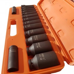 Вложки ударни 1/2" к-т 15 броя Stahl Mayer Вложки ударни 1/2" к-т 15 броя Stahl Mayer