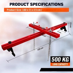 Греда за двигатели 500кг , 180см HAWEK Греда за двигатели 500кг , 180см HAWEK