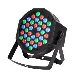 LED Цветен Диско прожектор с 35 диода / Дискотечна лампа  LED Цветен Диско прожектор с 35 диода / Дискотечна лампа