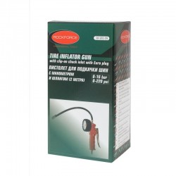 Професионален пневматичен пистолет за помпане на гуми с манометър RockForce / 16 bar, 1/4'' / Професионален пневматичен пистолет за помпане на гуми с манометър RockForce / 16 bar, 1/4'' /