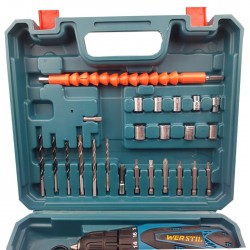 Акумулаторен винтоверт KRAFTROYAL 24V + вложки и удължение Акумулаторен винтоверт KRAFTROYAL 24V + вложки и удължение