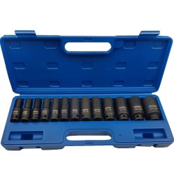 Немски ударни вложки 13 броя 1/2" Force KrafT Немски ударни вложки 13 броя 1/2" Force KrafT