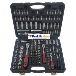 НОВ УСИЛЕН МОДЕЛ Немски куфар с инструменти 172ч Stahl Mayer Гедоре с 3бр тресчотка НОВ УСИЛЕН МОДЕЛ Немски куфар с инструменти 172ч Stahl Mayer Гедоре с 3бр тресчотка