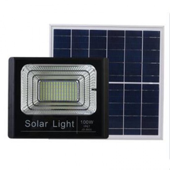 100W LED Прожектор за външен монтаж + Соларен панел + Дистанционно 100W LED Прожектор за външен монтаж + Соларен панел + Дистанционно