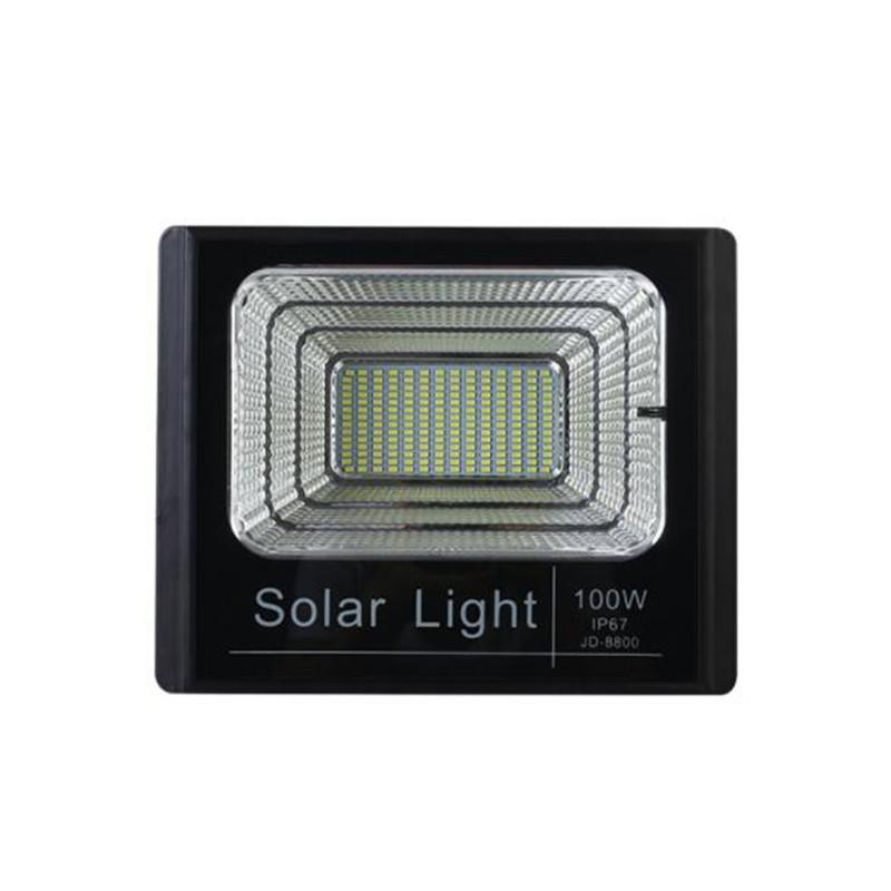 100W LED Прожектор за външен монтаж + Соларен панел + Дистанционно 100W LED Прожектор за външен монтаж + Соларен панел + Дистанционно